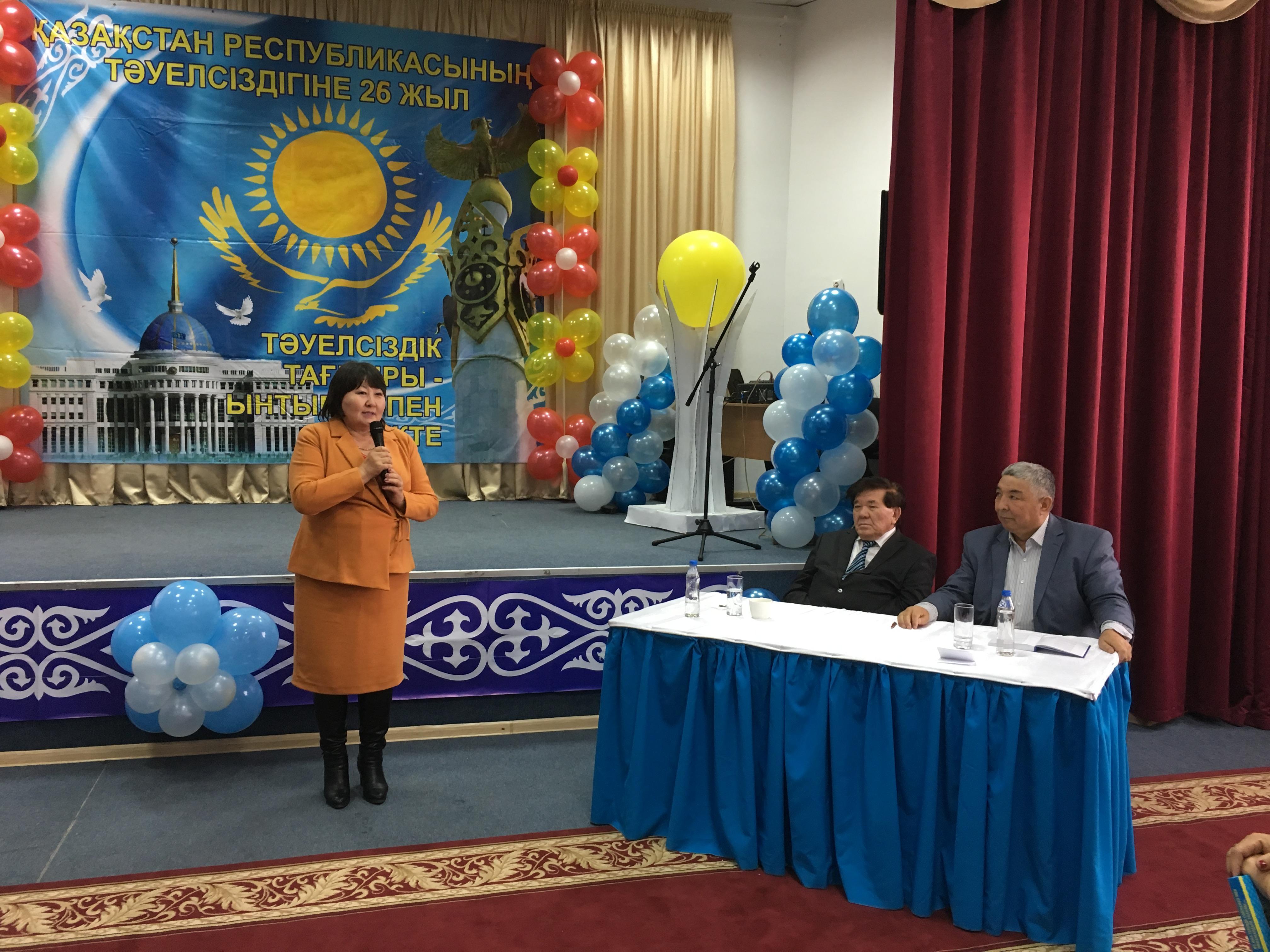 ҚР Тәуелсіздік куніне орай Мухтар Шахановпен кездесу